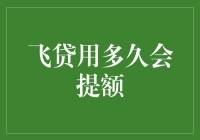 飞贷用了多久会提额？或许是被遗忘的那颗提额星