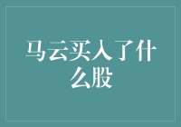 马云买入了一堆非主流股票：价值投资与投资策略背后的启示