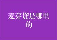 麦芽贷是哪里的？揭秘你的贷款新选择！