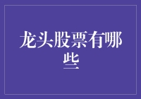 龙头股到底有哪几家？找对投资方向，让你的财富快步向前！