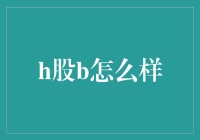 从H股B的视角看股市：一个股民的奇幻漂流记